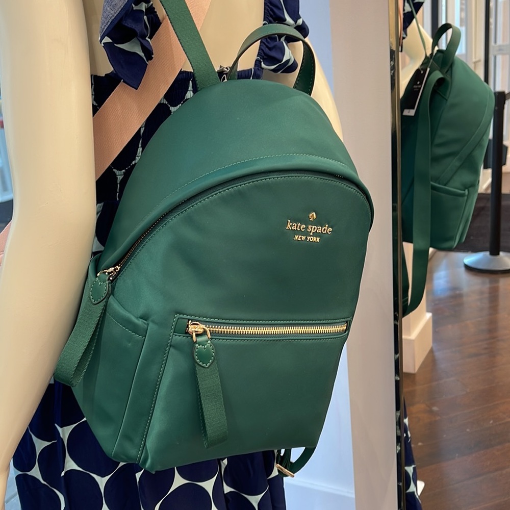 Kate Spade Chelsea Medium Backpack 
COLOR: Deep Jade 
NWT - Picture 3 of 16